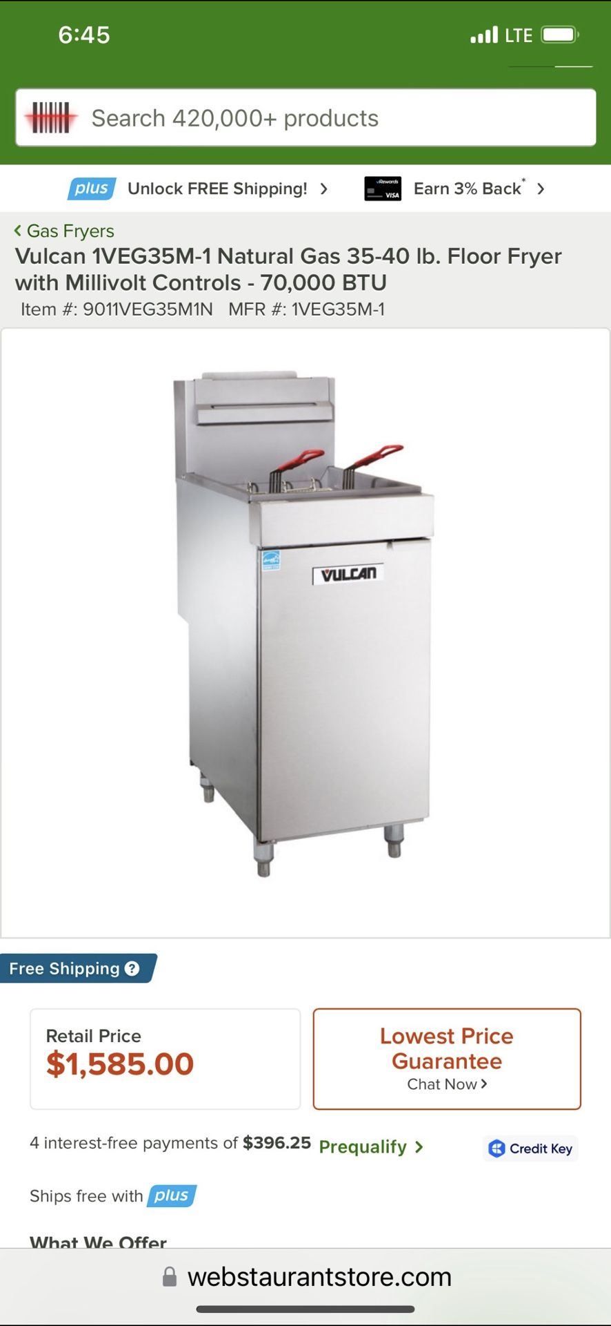 Gas Floor Fryer