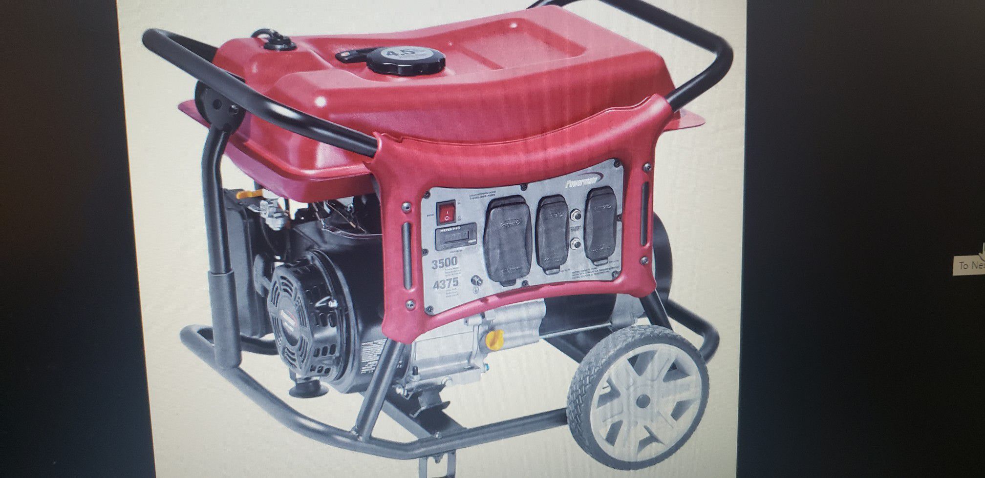 Powermate cx 4375 watts generator new deliver or pickup