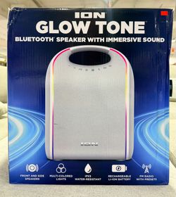 ION Audio Glow Tone Bluetooth Speaker with Immersive Sound