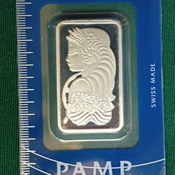 1-OZ "Platinum" Swiss Mint (P.A.M.P) CERTIFIED 
