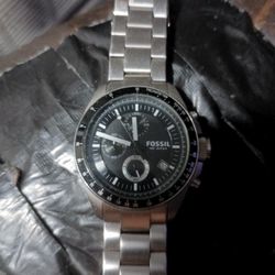 Like New Men's Decker Chronograph Fossil Watch