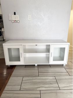 BRAND NEW!!! White T.V Stand/Entertainment Center