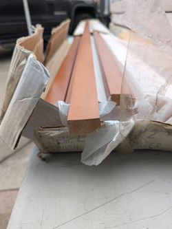 Cherry Wood Cabinet Trim Molding. 20 pieces for $15