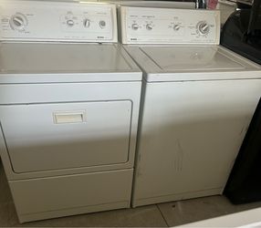 Non Digital Kenmore Washer - Electric Dryer