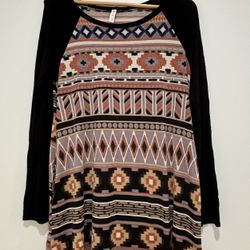 NWOT MTS Boho Long  Sleeve Dress Size Small