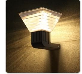 Set Of 2 Engrepo Solar Lights Square Top