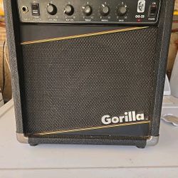 Vintage Gorilla GB-25 Bass Guitar Amplifier Black 50 Watts 80s 1986