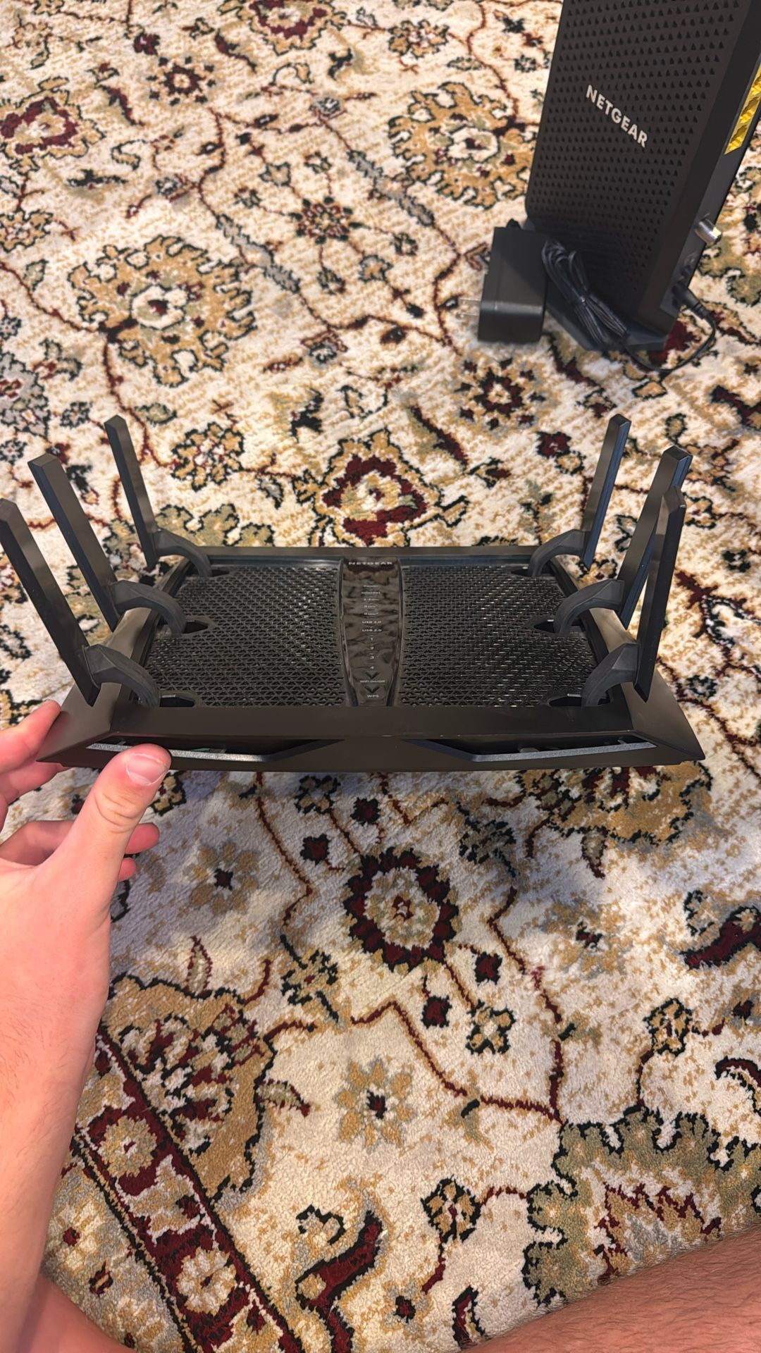 NETGEAR Nighthawk X6 Smart Wi-Fi Router - AC3200 Tri-Band Wireless Speed 
