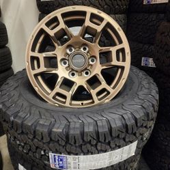 NIB 17" Toyota TRD PRO Oem Wheels Tires 4runner Tacoma TUNDRA SEQUOIA GX