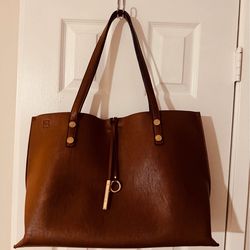 Calvin Klein Leather Tote