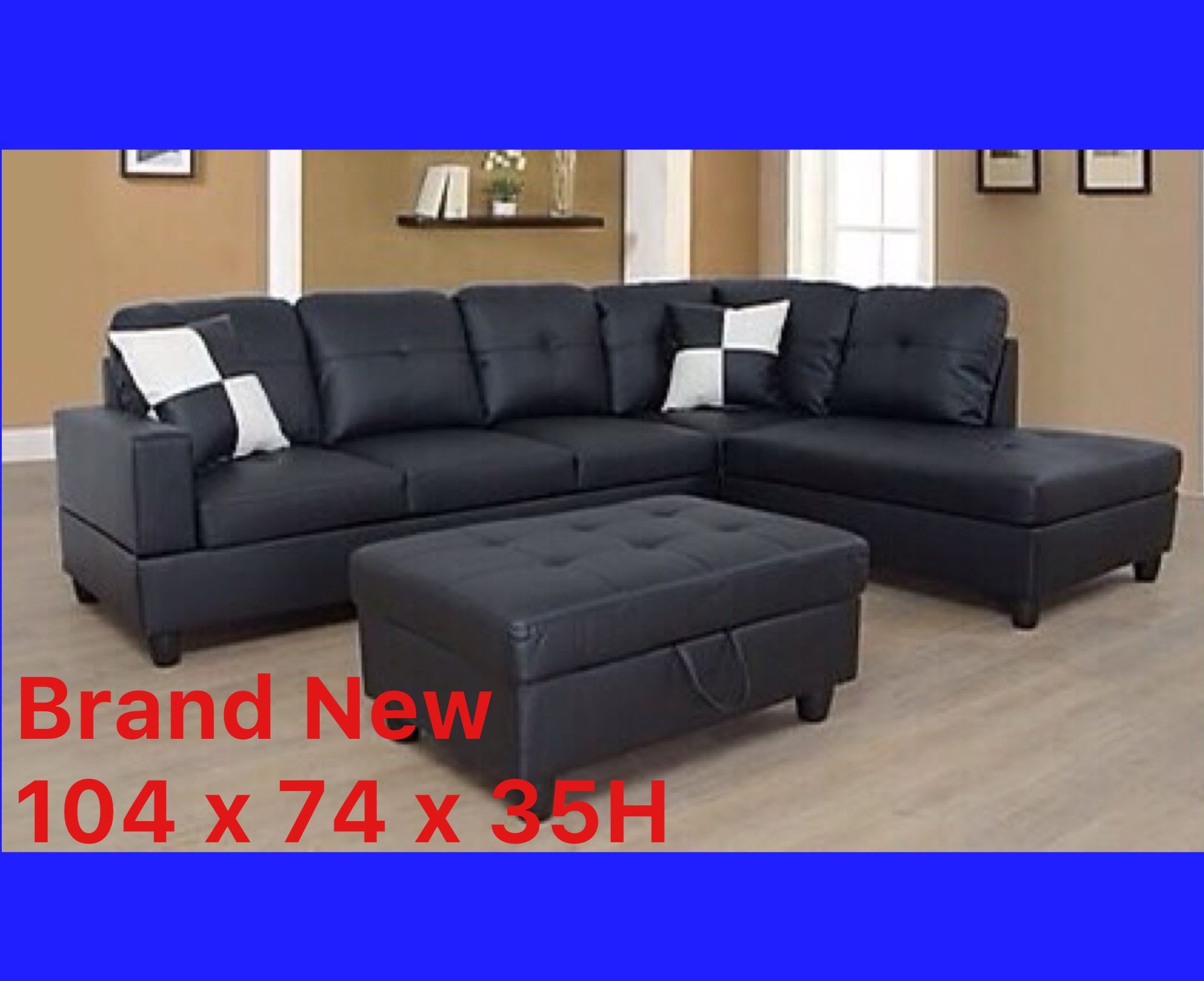 🌟Free Delivery—Brand New Sofa, Couch, Sectional 