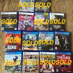 PS4 PS5 Xbox Games