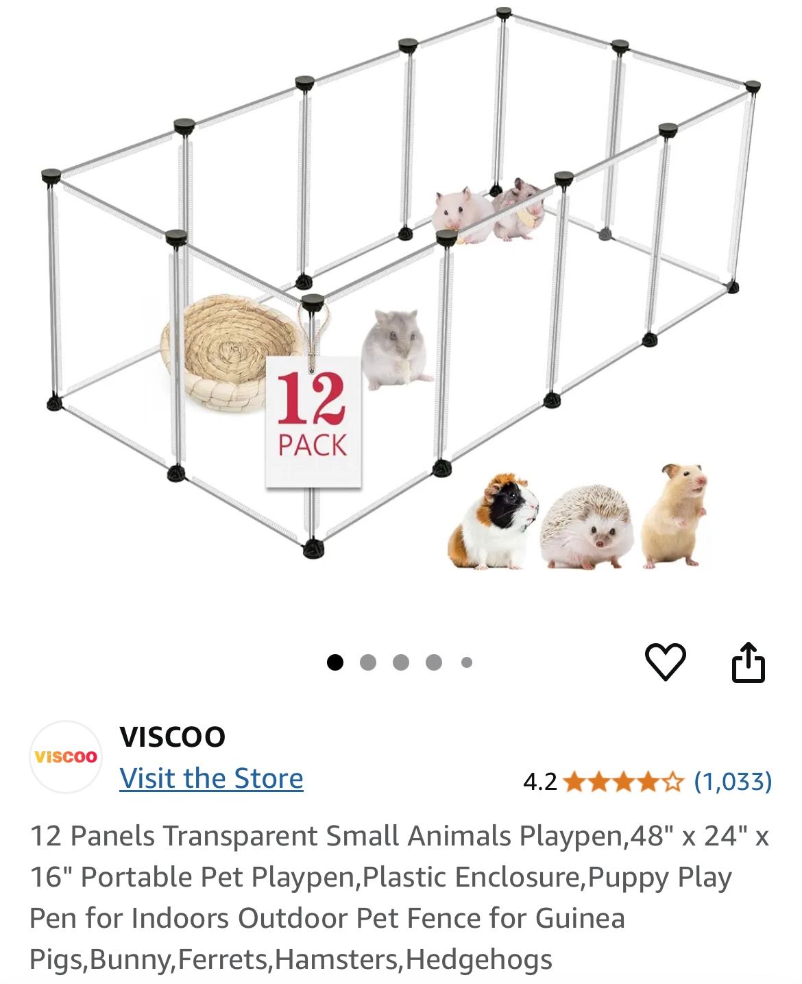 Small Pet Playpen