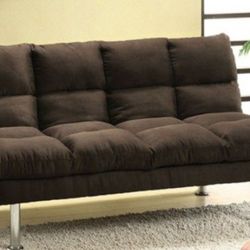 Brand New Brown Futon Sofa Sleeper 