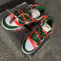 Nike Dunk Low Off - White Pine Green 