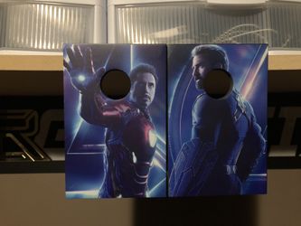Avengers mini cornholes