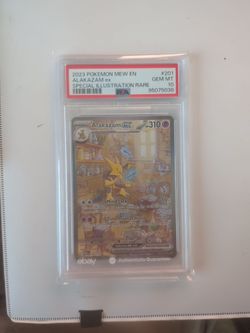 Pokemon Alakazam ex SIR #201 psa 10