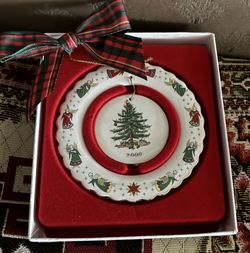 Christmas Tree Spode deco 