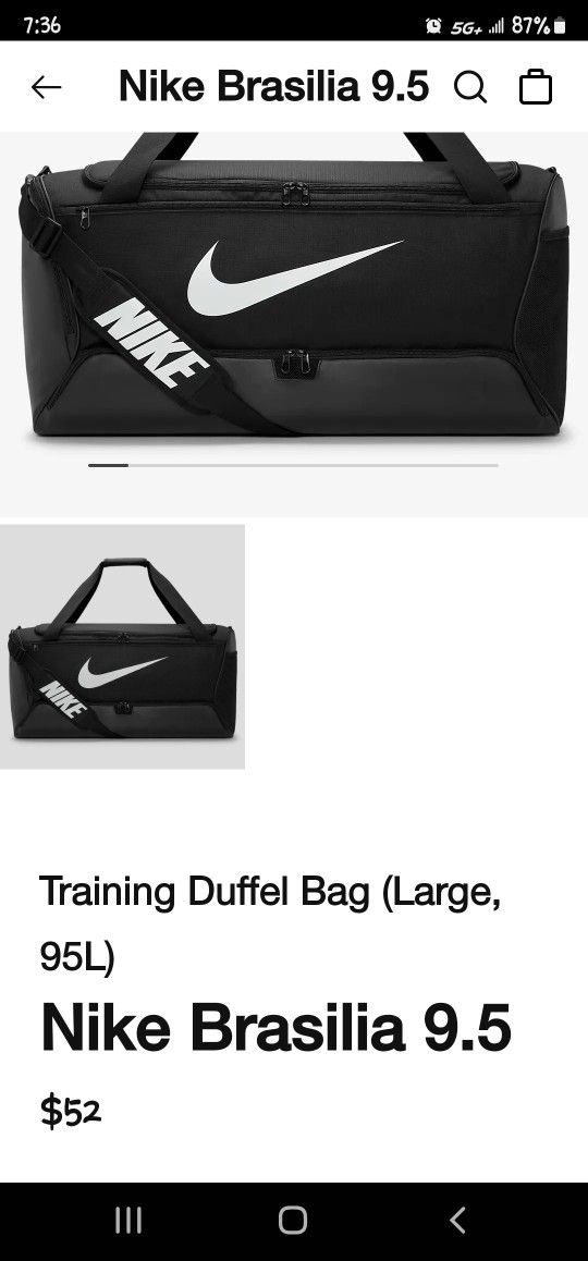 Nike Duffle Bags