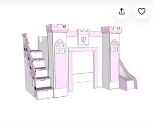 Princess castle bed