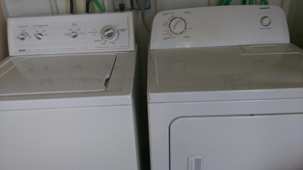 Kenmore washer Admiral dryer