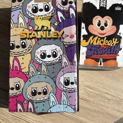 Mickey pop mart and labubu tumbler