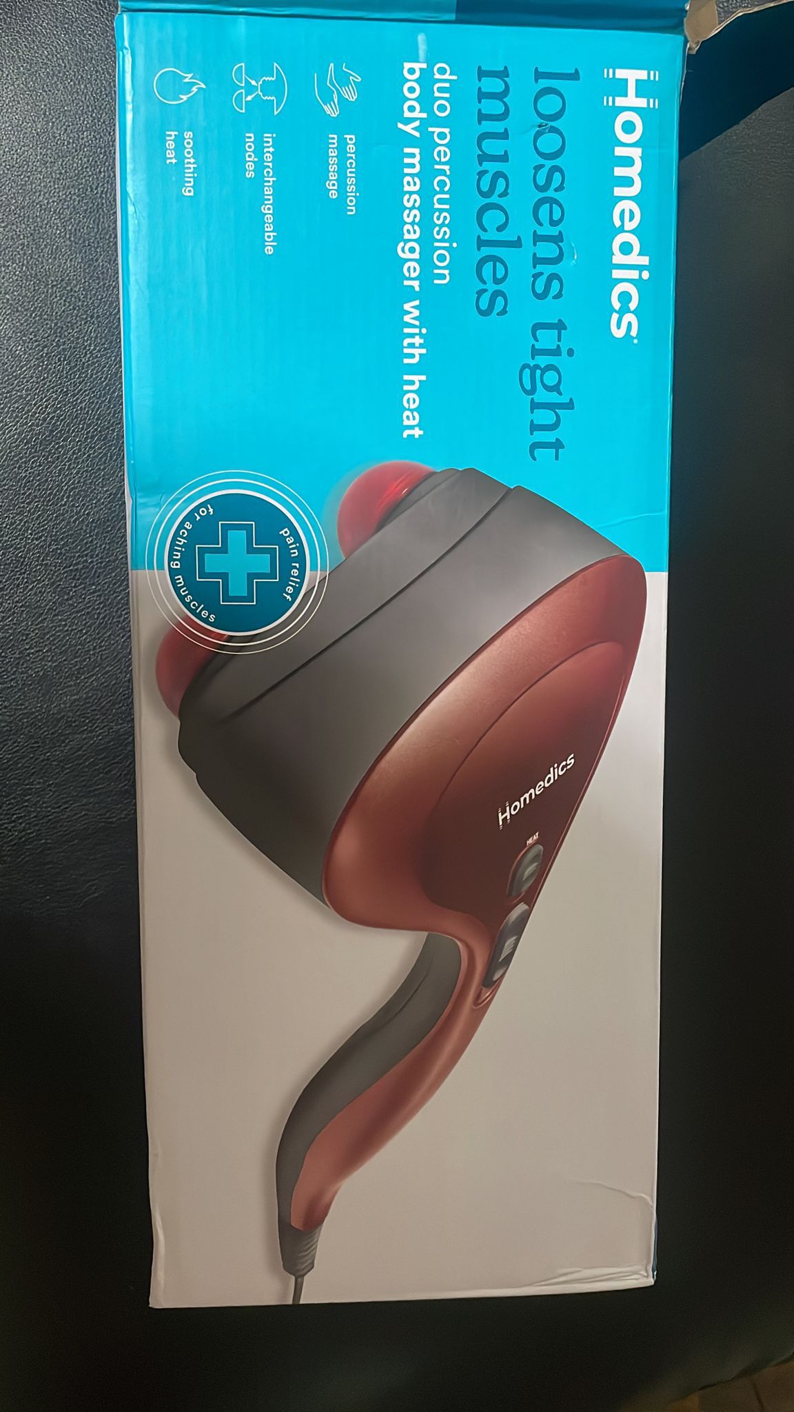 Homedics Duo Percussion Massager with Heat