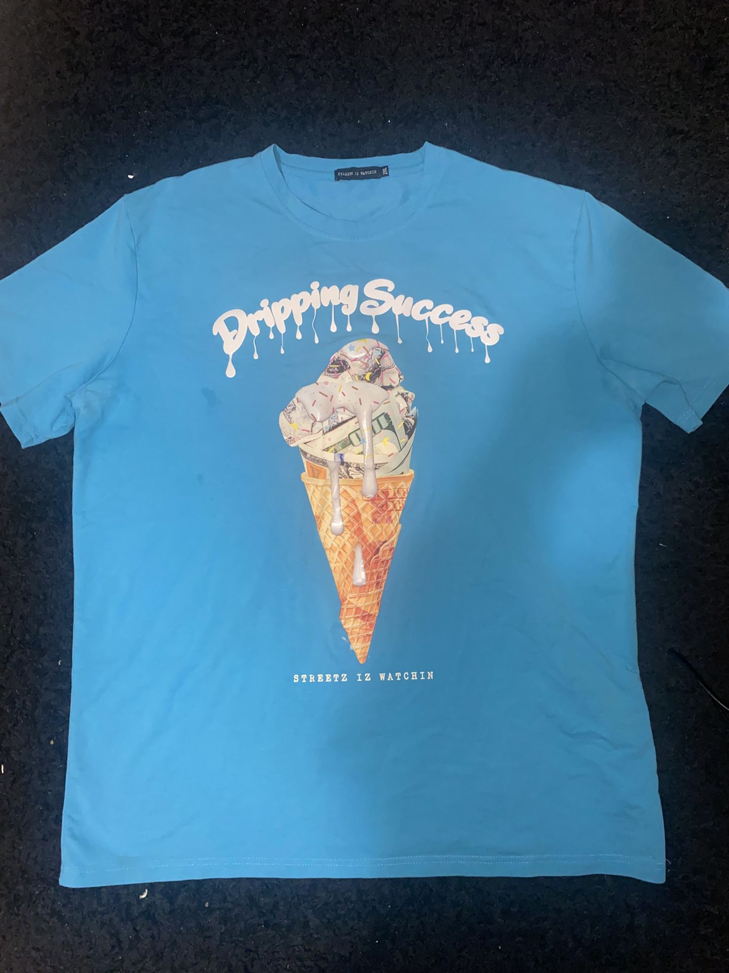 Dripping Success Ice Cream Cone Graphic T-Shirt