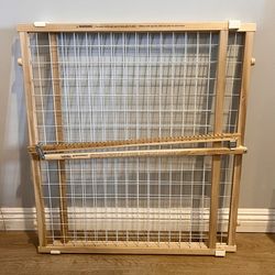 NEW Toddleroo Extra-Wide Wooden Baby Gate (29.5-50 in)
