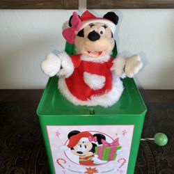 Minnie Mouse In The Box Wind up Toy