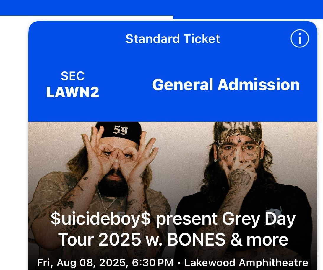 Grey Day Tickets