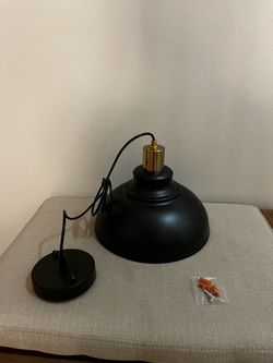 New Black / Gold Pendant Ceiling Lamp whit 💡
