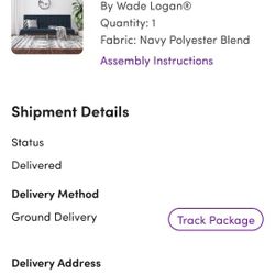 Upholstered Convertible Sofa 