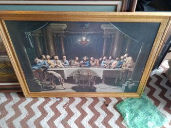 The last supper.