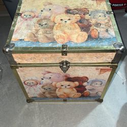 Vintage Toy Trunk Chest Rare