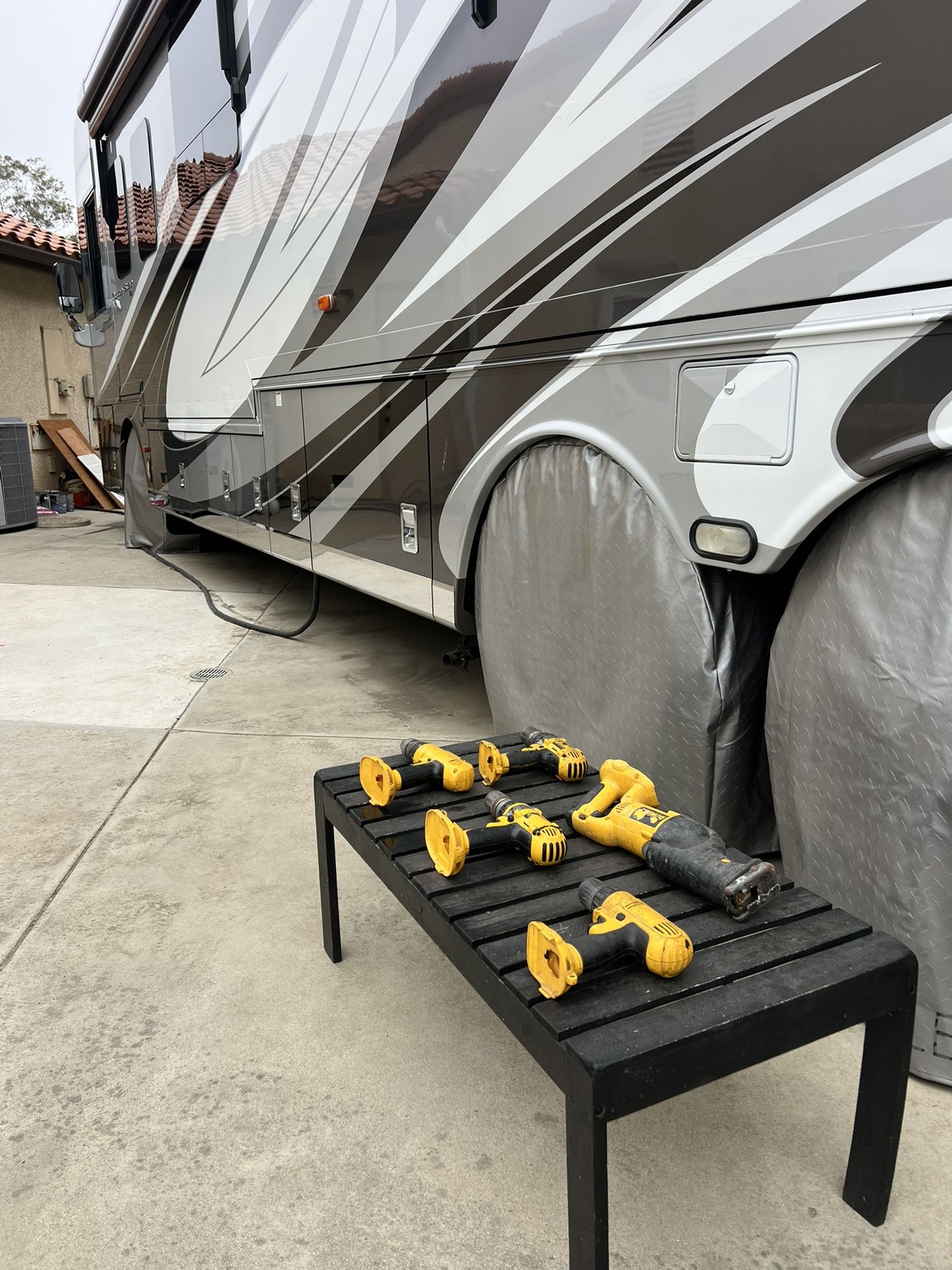 Dewalt Battery Operated Tools. I bought out a yard sale.