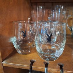 Playboy Whiskey Glasses set of 3