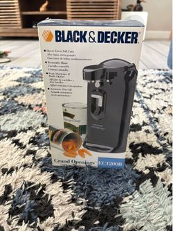 Brand new black and decker can opener