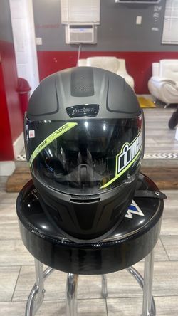 Icon Resurgent Airform Red Helmet with clear and fog free visor(Size XS)