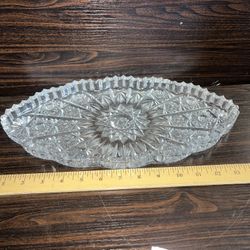 Antique American Brilliant Cut Heavy Crystal 