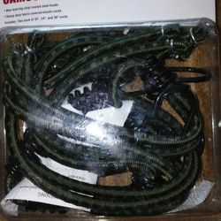 6 Piece Camouflage Elastic Stretch Cords new in package