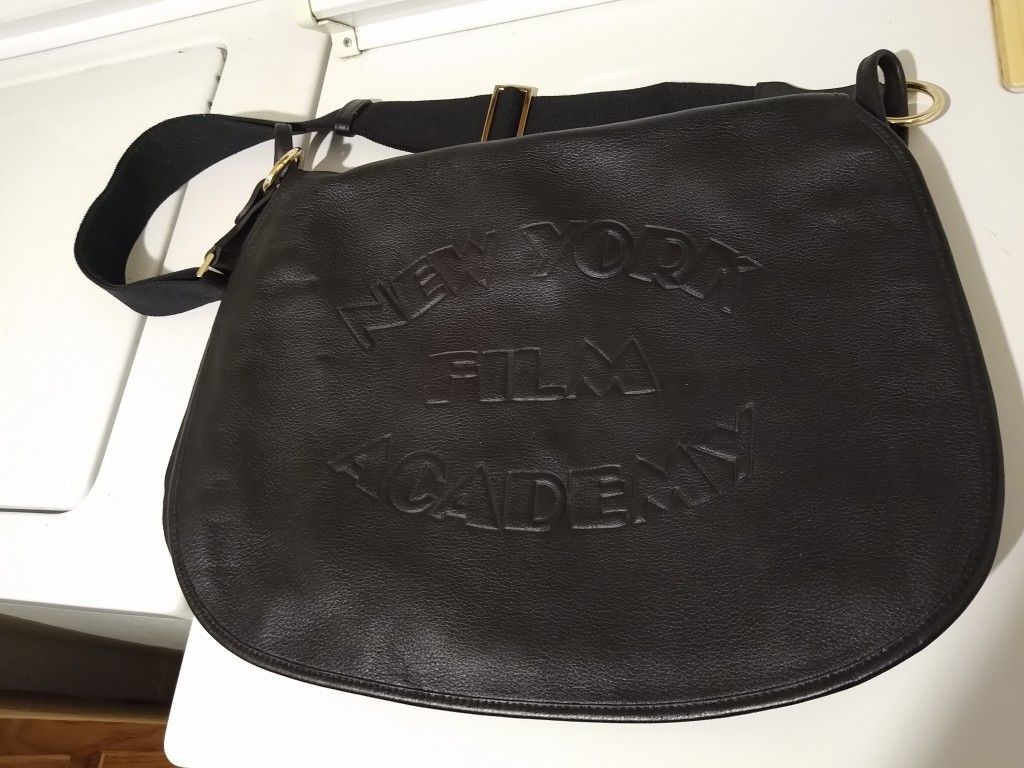 Leather Satchel Messenger Portfolio Briefcase Bag New York Film Academy