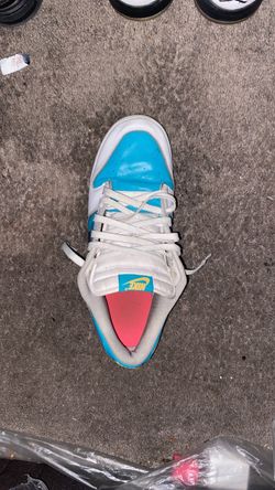 Nike Low-Top Sneaker Blue and White