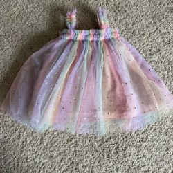Babygirl Star Print Ombre Dress