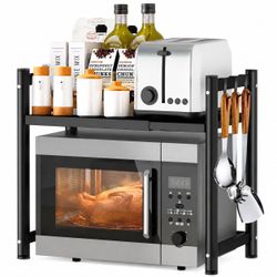 [NEW] Expandable Microwave Oven Rack Shelf