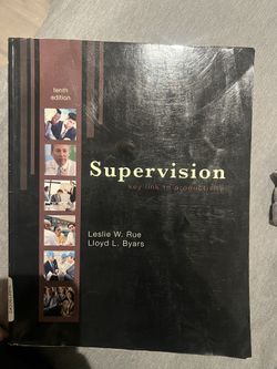 Supervision Key Link To Productivity 