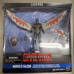 Marvel Legends Series Civil War Captain America Marvel's Falcon 3.75 Inch Figure