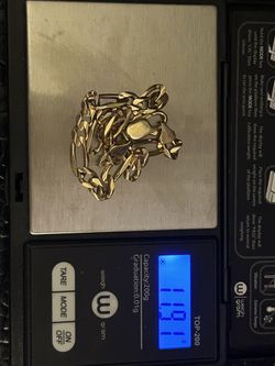 14k Italy Figaro Bracelet