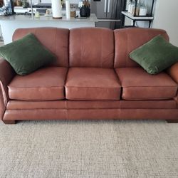 Beautiful Leather Couch 