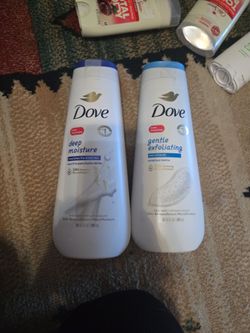 2 Bottles of Dove Body Washes